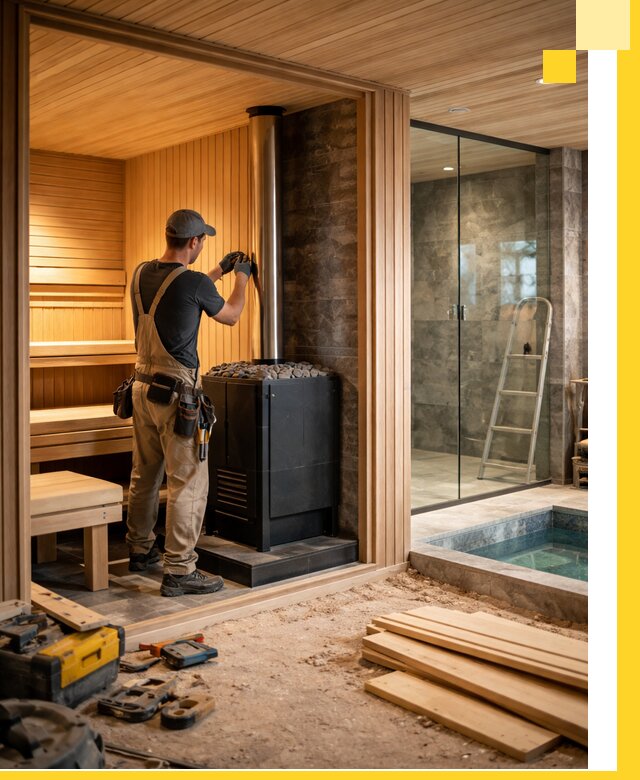 Полное строительство банных комплексов под ключ в Полысаеве