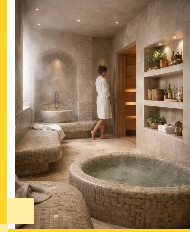 Строительство бани с хамамом в Полысаеве от 771225 р. | ЭриданПлс