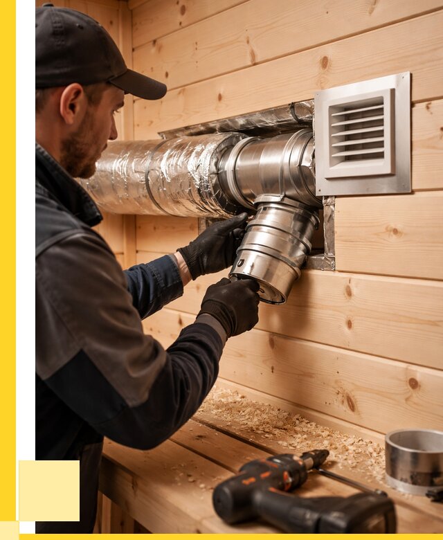 Монтаж вентиляции бани в Полысаеве от 12340 р. | ЭриданПлс