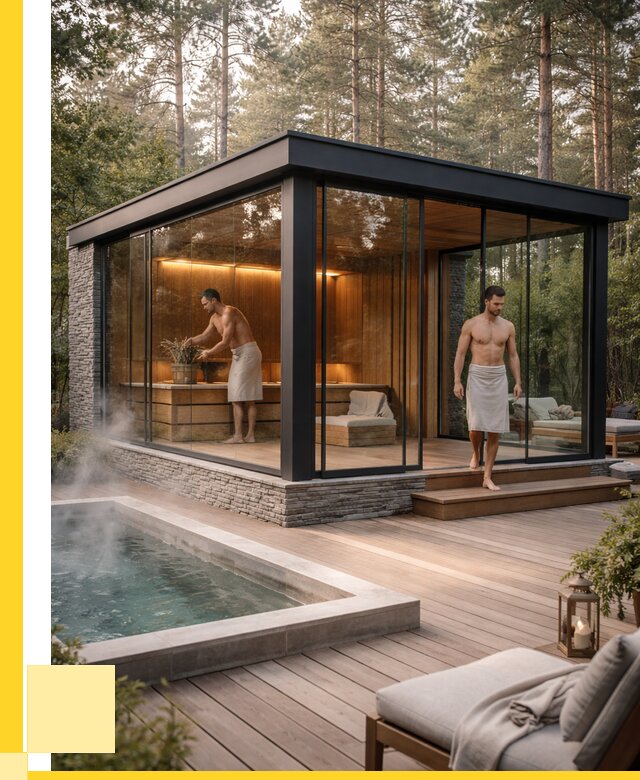 Стеклянные бани и двери в Полысаеве от 462735 р. | ЭриданПлс