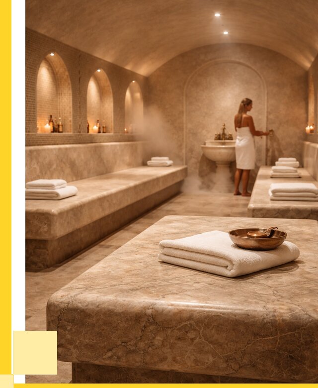 Лежаки для хамама в Полысаеве под ключ от 35991 р. | ЭриданПлс