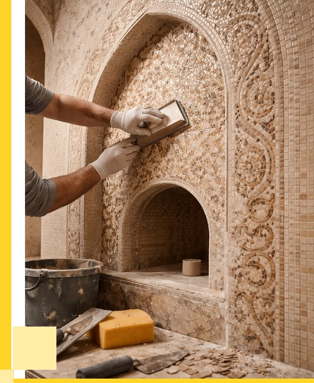 Мозаика для хамама в Полысаеве под ключ от 5142 р. | ЭриданПлс